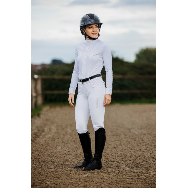 Hemd Equithème Julie Weiß Weiß Hemd Equithème Julie Weiß Weiß