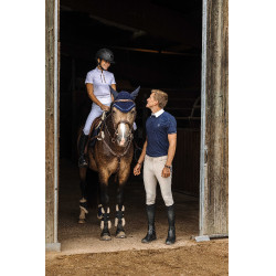 Polo Equithème Victor Marine Marineblau