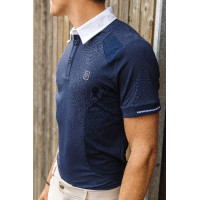 Polo Equithème Victor Marine Marineblau