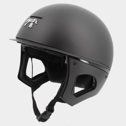 Penelope-Helm mit kurzem Visier Matt Schwarz