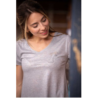 T-Shirt Pénélope Juline Grau T-Shirt Pénélope Juline Grau