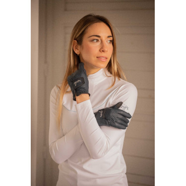 Handschuhe Eden by Pénélope Lyoni Marine Marineblau Handschuhe Eden by Pénélope Lyoni Marine Marineblau