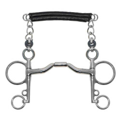 Pelham-Gebiss Metalab Elite gebogen mit langen Schenkeln Pelham-Gebiss Metalab Elite gebogen mit langen Schenkeln