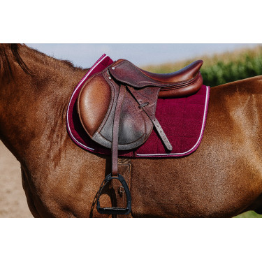 Satteldecke Riding World Corduroy Bordeaux Satteldecke Riding World Corduroy Bordeaux
