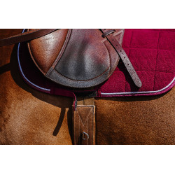 Satteldecke Riding World Corduroy Bordeaux Satteldecke Riding World Corduroy Bordeaux