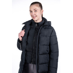 Lange 2-in-1-Daunenjacke Dakota HKM Schwarz Lange 2-in-1-Daunenjacke Dakota HKM Schwarz
