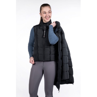 Lange 2-in-1-Daunenjacke Dakota HKM Schwarz Lange 2-in-1-Daunenjacke Dakota HKM Schwarz