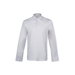 Wettkampf-Poloshirt Herren HKM Davie Weiß Wei&amp;szlig;