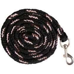 Longe Roségold mit Karabinerhaken HKM