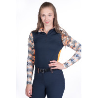 HKM Lyon Active Funktionsshirt Langarm Olivgrün Gr&amp;amp;amp;uuml;n