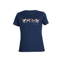 Kinder T-shirt Pony Club HKM Dunkelblau