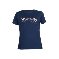 Kinder T-shirt Pony Club HKM Dunkelblau