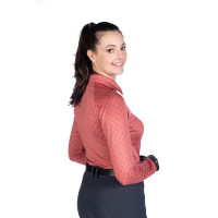 Funktions-T-Shirt HKM Rosewood Allover Print Hellgrau