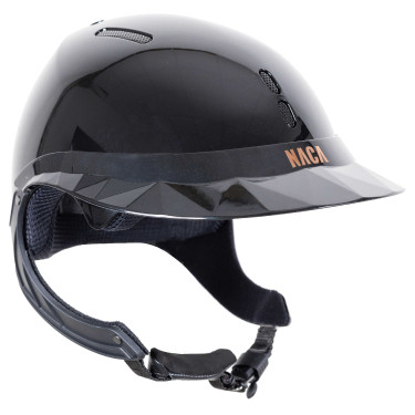 Naca Gravity TR Helm Glänzend Schwarz