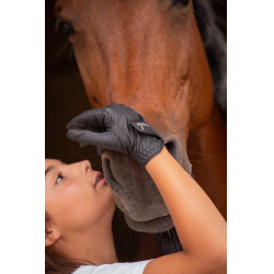 Handschuhe Eden by Pénélope Prisma Strass Schwarz