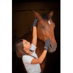 Handschuhe Eden by Pénélope Prisma Strass Schwarz