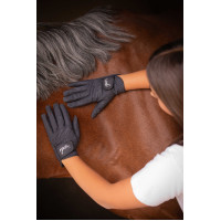 Handschuhe Eden by Pénélope Prisma Strass Marine Marineblau