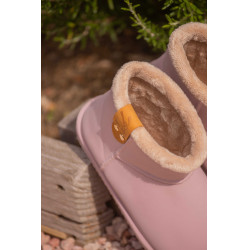 Gefütterte Pénélope-Stiefel Gletschergrau