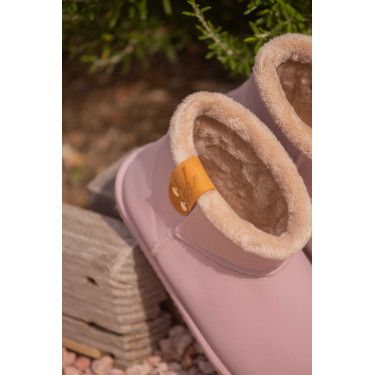 Gefütterte Pénélope-Stiefel Gletschergrau