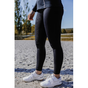 Reitleggings Equithème Acacia Schwarz