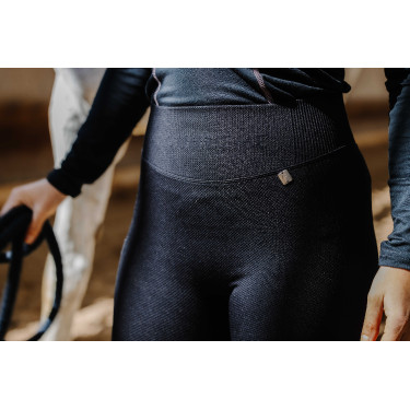 Reitleggings Equithème Acacia Schwarz