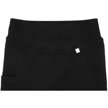 Reitleggings Equithème Acacia Schwarz