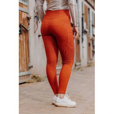 Reitleggings Equithème Acacia Orange