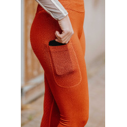 Reitleggings Equithème Acacia Orange