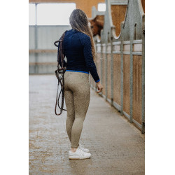 Reitleggings Equithème Acacia Maulwurf Braun