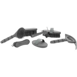 Kardätsche Ich liebe dich Equithème Strass Grau