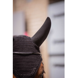 Mütze für Pferde Pénélope Soundless Strass Schwarz