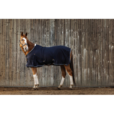 Equithème Micro-Mesh-Hemd Marineblau Equithème Micro-Mesh-Hemd Marineblau