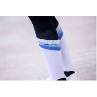 Reitsocken Pénélope Fun Blau / Weiß