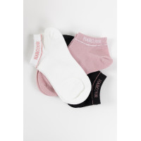 Harcour Socken Suzanne, 3er-Pack Schwarz / Rosa Harcour Socken Suzanne, 3er-Pack Schwarz / Rosa