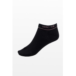 Harcour Socken Suzanne, 3er-Pack Schwarz / Rosa