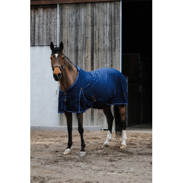 Polycotton-Hemd Equithème Classic Marineblau Polycotton-Hemd Equithème Classic Marineblau