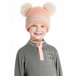 Mütze LeMieux Mini Doppelbommel Pfirsich Rosa Mütze LeMieux Mini Doppelbommel Pfirsich Rosa