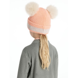 Mütze LeMieux Mini Doppelbommel Pfirsich Rosa Mütze LeMieux Mini Doppelbommel Pfirsich Rosa