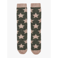 LeMieux Fluffies Socken Sasha Star Mandel Braun