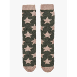 LeMieux Fluffies Socken Sasha Star Mandel Braun