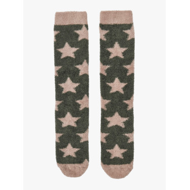 LeMieux Fluffies Socken Sasha Star Mandel Braun