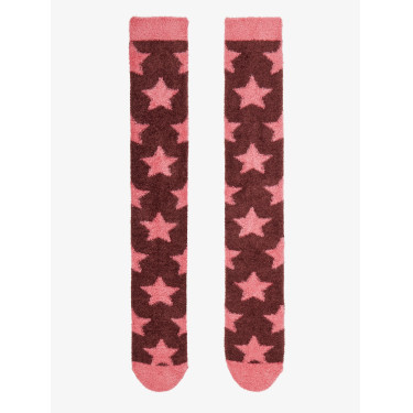 LeMieux Fluffies Socken Sasha Star Pflaume Lila