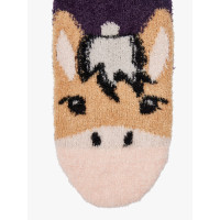 LeMieux Fluffy Character Socken Chancer Braun