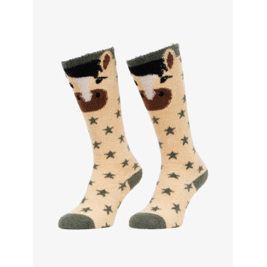 LeMieux Fluffy Character Socken Traum Beige LeMieux Fluffy Character Socken Traum Beige