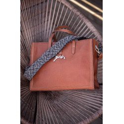 Handtasche Pénélope Romane Cognac Braun Handtasche Pénélope Romane Cognac Braun