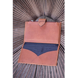 Portemonnaie Pénélope Bertille Cognac Braun