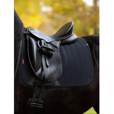 Tapis de dressage LeMieux Essence Square Schwarz Tapis de dressage LeMieux Essence Square Schwarz