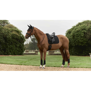 Tapis de dressage LeMieux Essence Square Schwarz Tapis de dressage LeMieux Essence Square Schwarz
