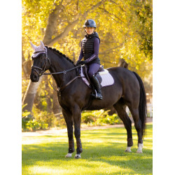 LeMieux Merino+ Wildleder Close Contact Schabracke Flieder Lila LeMieux Merino+ Wildleder Close Contact Schabracke Flieder Lila