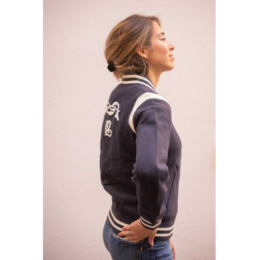 Sweat Pénélope University Marine / Weiß (natur) Marineblau